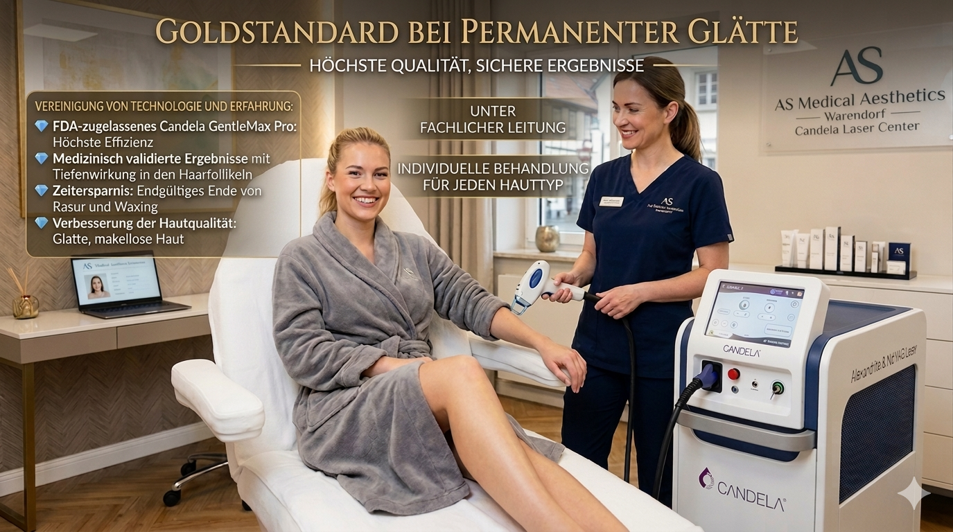 Dauerhafte Haarentfernung in Warendorf – Premium Laserhaarentfernung mit Candela